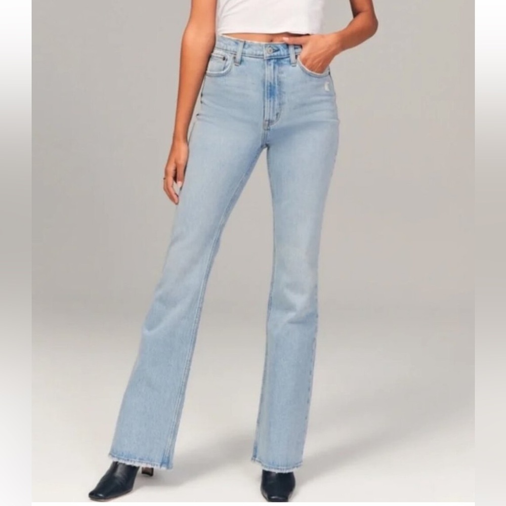Abercrombie & Fitch 70s Vintage Flare Ultra High Rise size 32 / 14